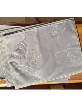 Set of Four Damask Placemats